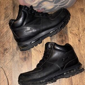Nike Black Leather Boots